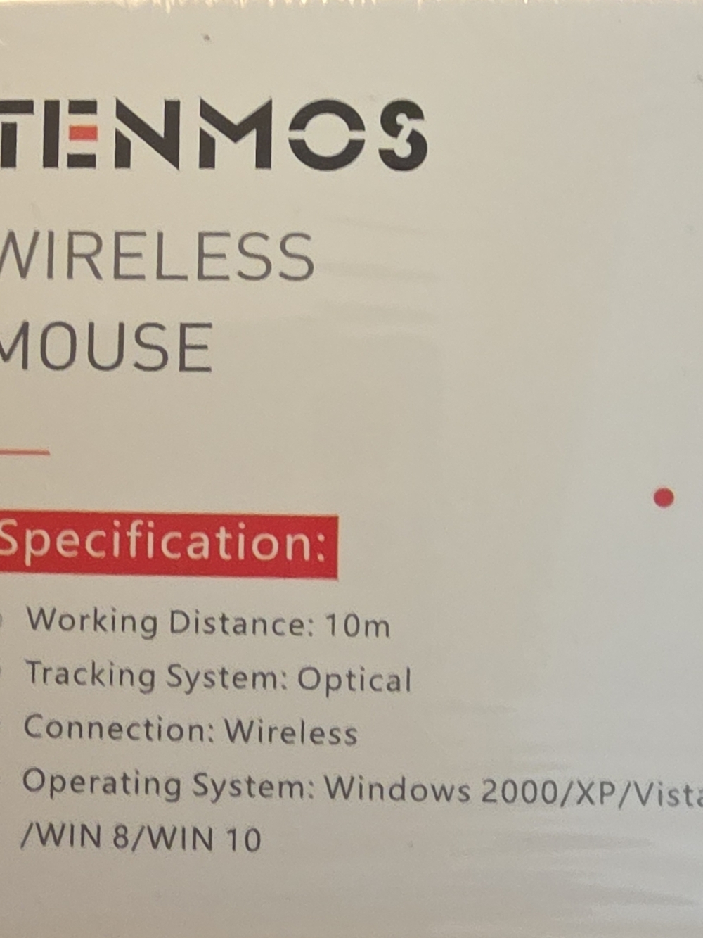 Wireless Optical Mouse - White